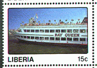 1987 Liberia 15c BAY QUEEN.gif
