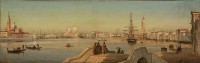Ippolito Caffi Venezia, Panorama dal ponte della Veneta Marina, 1858.jpg