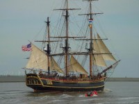 Bounty replica at Delfsail at Delzijl in the Netherlands in 2009.