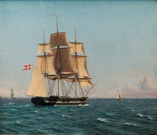 The Fregate Najaden under Sail - Christoffer Wilhelm Eckersberg.jpg