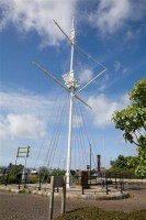 Mast of HMS Conway at Birkenhead.